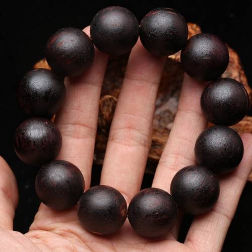 China‘s high-end agarwood bracelet high oil density agarwood Buddha beads