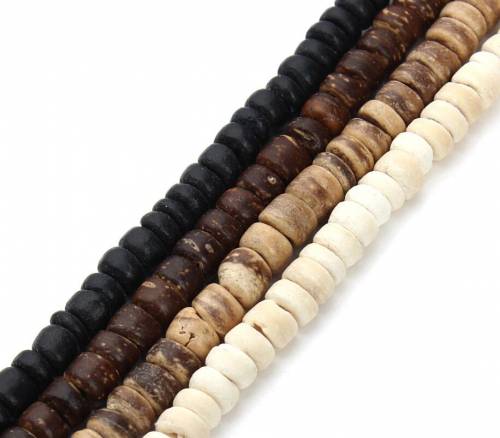 Simple 5mm Wood Loose Spacer abacus Beads Jewelery Findings DIY Handmade Spacer Bead Accessory 1 strand y1330