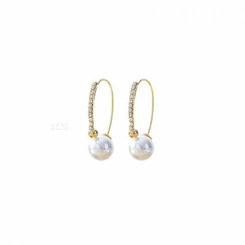 Fashion Simple Imitation Pearl Earrings Elegant Ear Rings Women Fashion Ear Pendant Small Ear Stud Ear Ring for Women Lady Girl