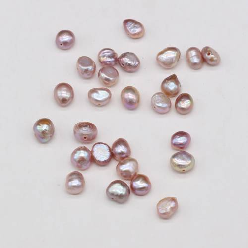 20pcs Natural Purple Pearl Beads AA Freshwater Pearl Loose Beads Horizontal Hole for Making Jewelry Necklace Bracelet 5-10mm