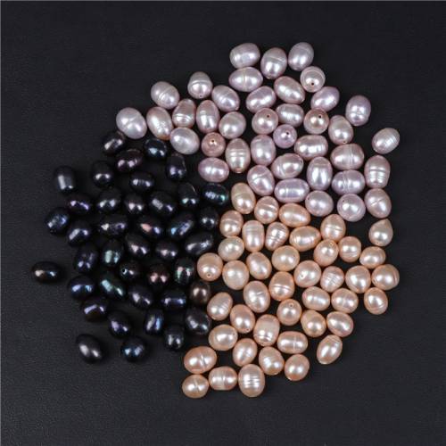 7-8mm Natural Freshwater Pearl Beads Cultured Pearls Loose Beads For Handmade Jewelry Making Bracelet DIY Necklace Earrings