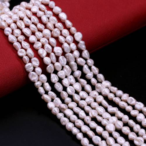 Natural Freshwater Pearls Recycled Pearl Loose Beads for Women Necklace Bracelet Accessories Jewelry Making DIY Size 7-8mm