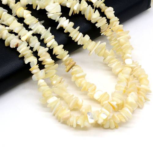 Natural Freshwater Shell Beaded Irregular Mother of Pearl Shell Loose Beads For Jewelry Making DIY Bracelet Necklace 8-15mm