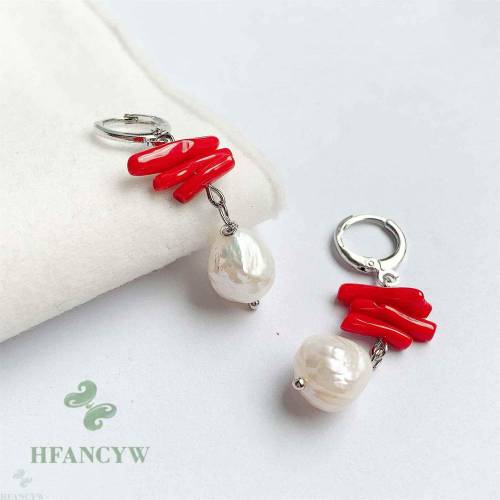 10-12mm Natural Baroque Freshwater Pearl Earrings Real Jewelry Cultured Women Pendant Gift Classic Fashion Mesmerizing Party