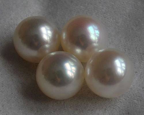 10mm AAA Natural Round Half Drilled Fresh Water Loose Pearl