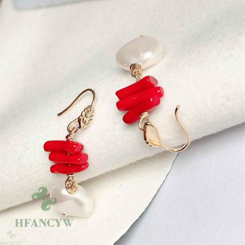 11-12mm Natural Baroque Freshwater Pearl Earrings Party Real Women Mesmerizing Wedding Accessories Cultured Fashion Classic