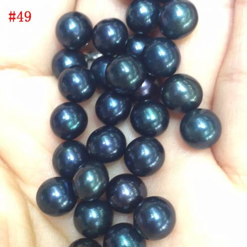 20 Pcs 6-7mm AA+ Black Natural Party Gift Love Wish Pearl Colored Oyster Pearls