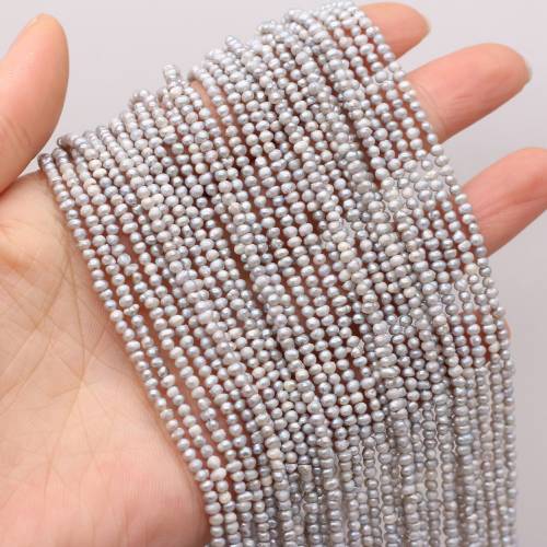 25-3mm Natural Freshwater Pearl Beads Round Small Loose Pearl Beads for Making Women DIY Jewelry Necklace Bracelet Wholesale