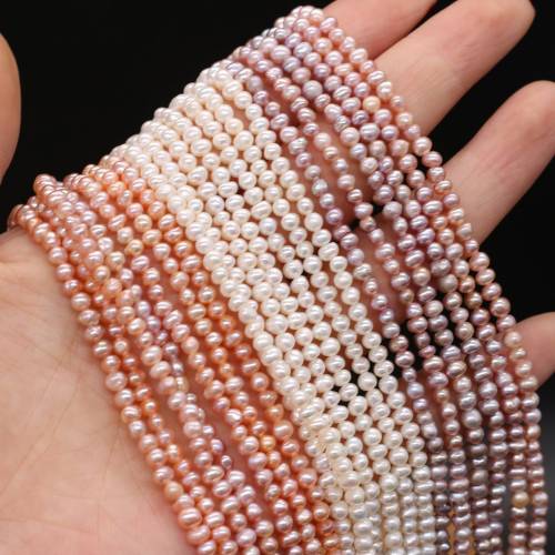 3-35mm Top Quality Natural Freshwater Pearl Beads Small Round Loose Pearl Bead for Jewelry Making Necklace Bracelet Accessories