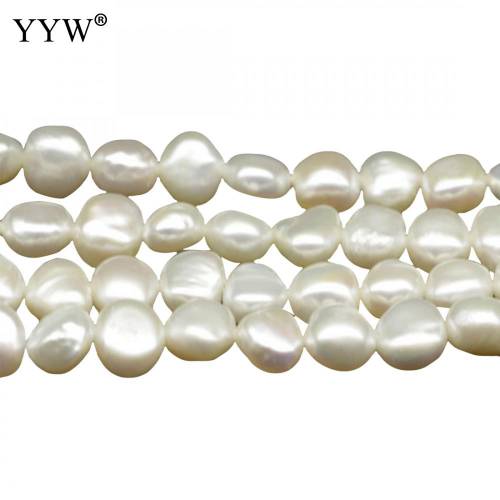 Cultured Baroque Freshwater Pearl Beads Natural White 5mm Approx 08mm Sold Per Approx 15 Inch Strand For Diy Jewelry Making