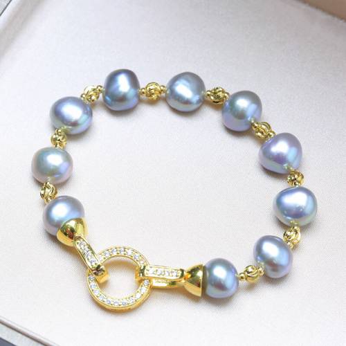 Fashion Bead Natural Pearl Bracelet Gold for Women Girls Charms Bijoux Bracelets Femme Pulseiras Feminina Armbandjes Dames