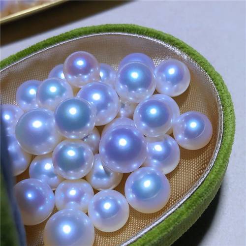 Free shipping 3A high quality loose pearl 25mm-105mm Super white super round flawless freshwater pearl