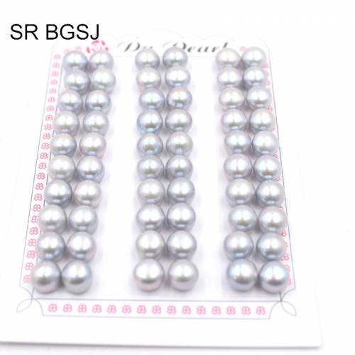 Free Shipping 8-85mm 5 Colors Half Hole Pearl Beads Super Luster Natural Freshwater Pearl In Pairs DIY Pearl Jewelry