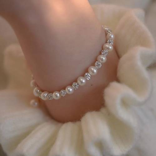Natural Fresh Water Pearl Multilayer Charm Bracelet For Woman Party Birthday Original Design Zircon Round Beads Jewelry Acces