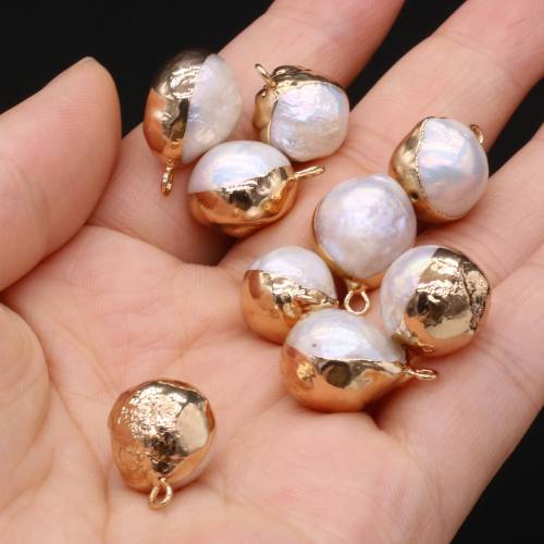 Natural Freshwater Pearl Ball Pendant DIY Necklace Bracelet Accessories Specification 16mm-18mm