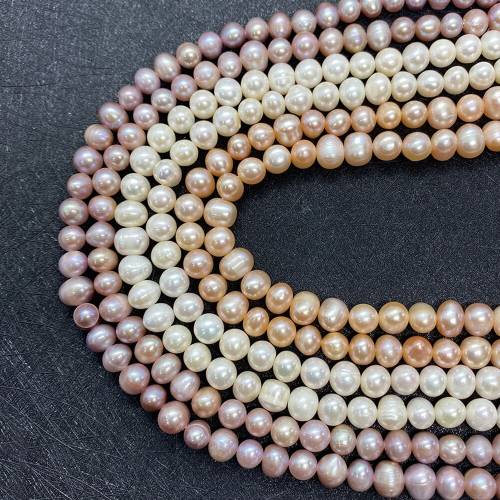 Natural Freshwater Pearl Bead 2-12mm Grade AA Potato-shaped Punch Loose Beads Jewelry Making DIY Bracelet Necklace Earring Pearl