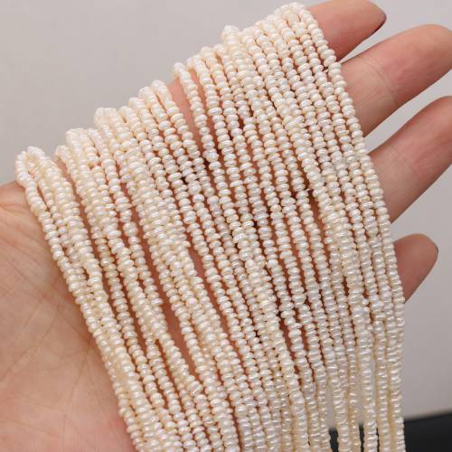 Natural Freshwater Pearl Bead Mini Loose Beads for Making Women Small Peals Necklaces Bracelets Earrings DIY White Size 2-5mm