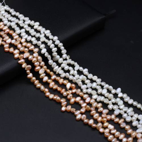 Natural Freshwater Pearl Beads Partial Hole Loose Exquisite Rice Bead For DIY Charm Bracelet Necklace Jewelry Accessories Making