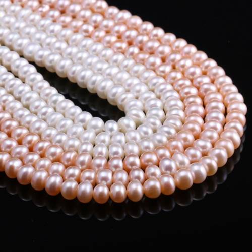 Natural Freshwater Pearls Four-Sided Light Pearl Beads Making For Jewelry Bracelet Necklace Accessories For Women Size 5-6mm