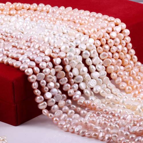 Natural Freshwater Pearls Two-Sided Light Beads Making For Jewelry Bracelet Necklace Classic For Women Gift Accessories