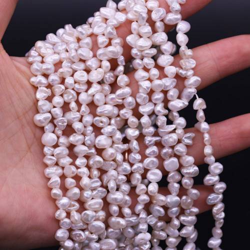 Small Regenerated Beads Natural Freshwater Pearls For Necklace Bracelet Accessories Jewelry Making DIY For Women Size 5-7mm