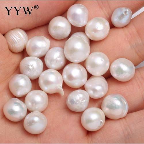Wholesale Cultured Freshwater Pearl Beads Natural Diy 10-13mm Sold By Pc For Jewelry Making Handmade Diy Accessories