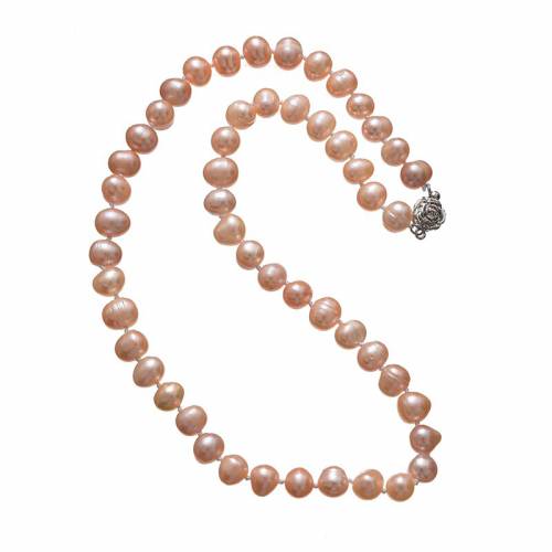 Wholesale fashion natural 8-9mm pink Akoya pearl necklace for women party weddings lovely gifts perfect jewelry 175 MY4554