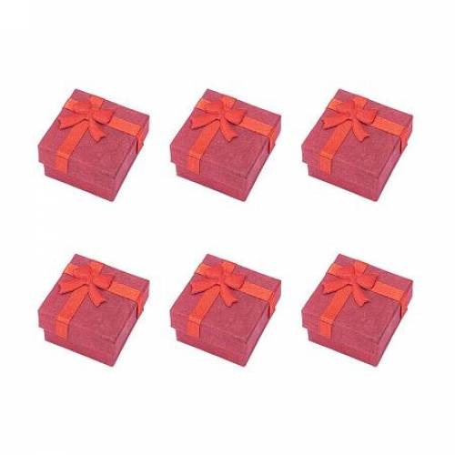 ARRICRAFT 6 Pcs Cardboard Jewelry Gifts Boxes for Rings - Earrings - Watches - Necklaces - Bracelet - Gift Packaging Box 16x16x1 Inches