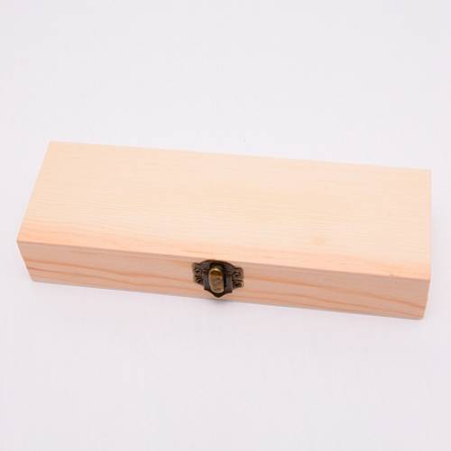 NBEADS Wooden Storage Box - with Iron Findings - for Official Supplies - Jewelry - Rectangle - BurlyWood - 208x75x39cm
